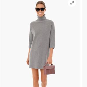 Tuckernuck Pomander Place Vivianne Turtleneck Sweater Dress — Harbor Gray